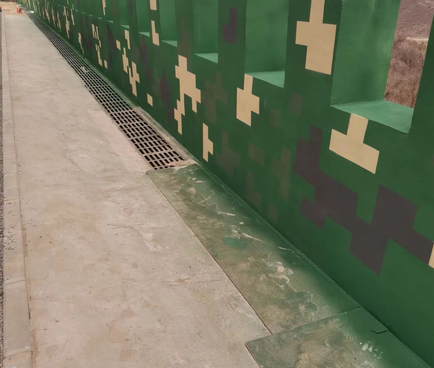 武清围墙迷彩喷涂,数迷彩漆